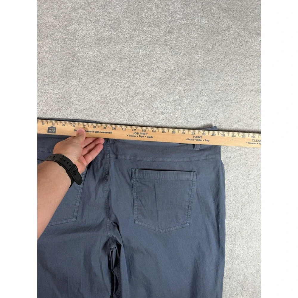 Lululemon ABC Classic Fit 40x33 Pants Chambray Slate Blue Mens Trouser LM5670s